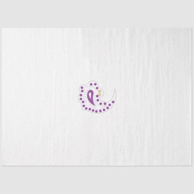 Papel De Seda Bransoletka z serduszkiem Style, Light EggPlant (Frente )