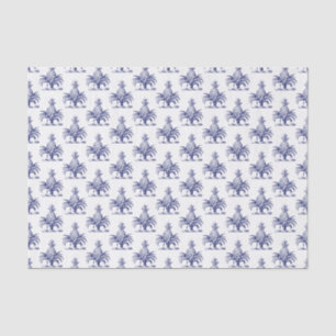 Papel De Seda Brasão de Armas Crista Azul Heráldica do Abacaxi P