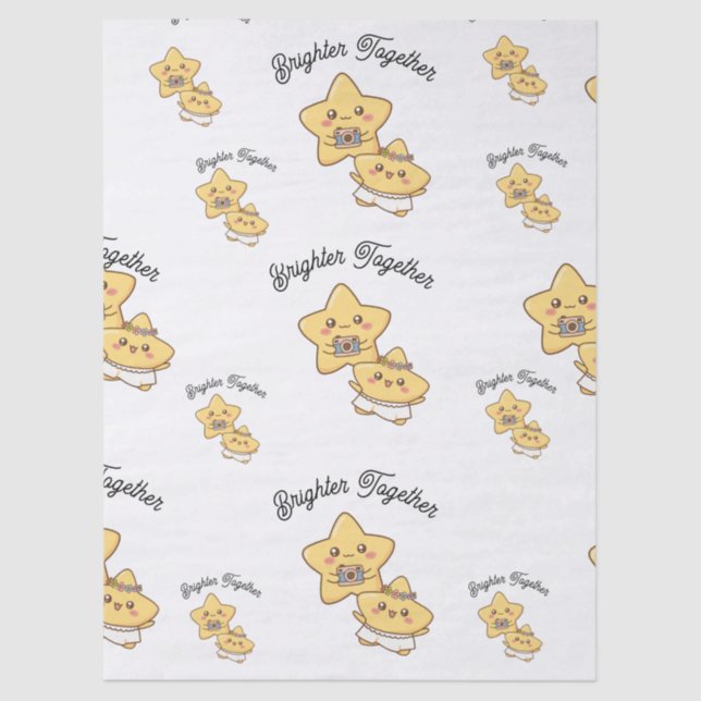 Papel De Seda Brighter Together – Tissue Paper (Frente )