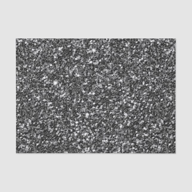 Papel De Seda Brilhante preto (Frente )