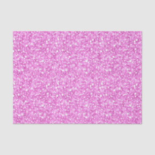 Papel De Seda Brilhante Rosa E Faíscas