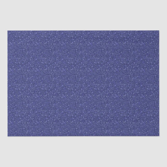 Papel De Seda Brilho Azul-Marinho (Frente )