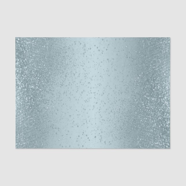 Papel De Seda Brilho Azul no Fundo Gradiente (Frente )