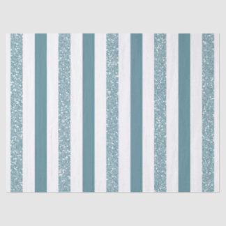 Papel De Seda Brilho das listras azuis