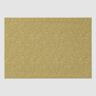 Papel De Seda Brilho Dourado