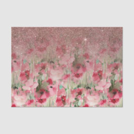 Papel De Seda Brilho Dourado cor-de-rosa do falso bonito na