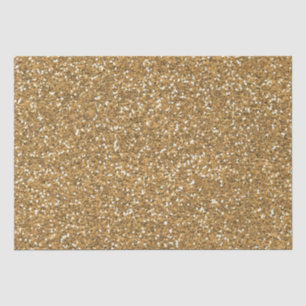 Papel De Seda Brilho Dourado do falso