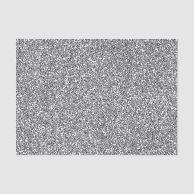 Papel De Seda Brilho Preto e Prata Elegante (Frente )