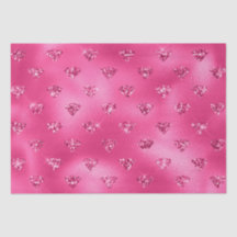Brilho Rosa Glam Diamantes Espelhados Padrão