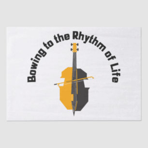 Papel De Seda Brincando ao ritmo da vida Cello