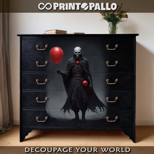 Papel De Seda Brincar com balão de ar também é morte (Criador carregado)