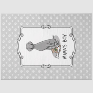 Papel De Seda Brinquedos da mamãe Weimaraner (cinza 1)