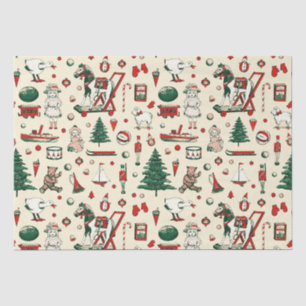 Papel De Seda Brinquedos de Natal, Corno de Árvore de Natal