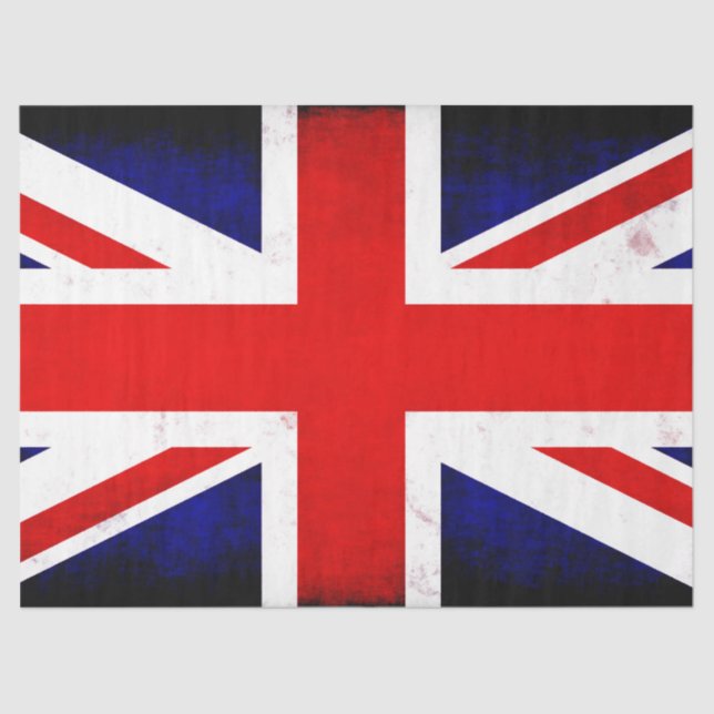 Papel De Seda British Union Jack Flag (Frente )