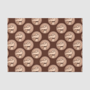 Papel De Seda Bronze da luta de braço