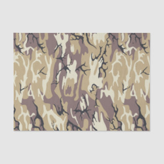 Papel De Seda Brown Camo