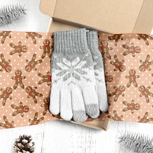 Papel De Seda Brown Gingercake Man Natal