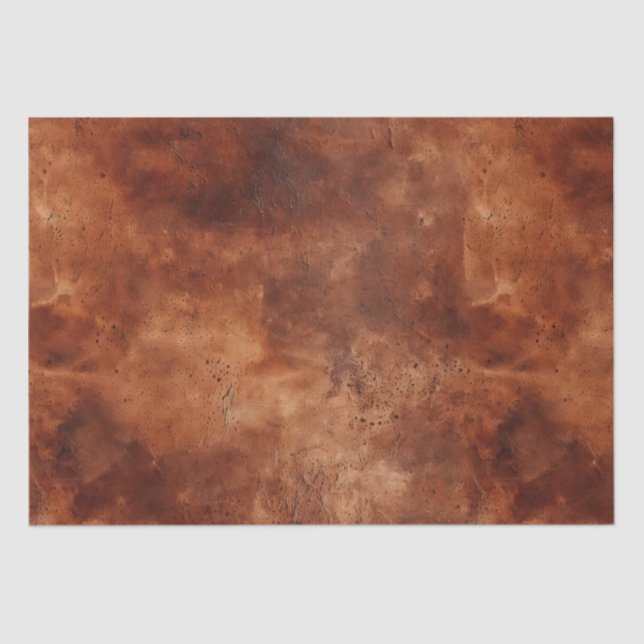 Papel De Seda Brown Ocidental Howdy Cowboy Brown (Frente )