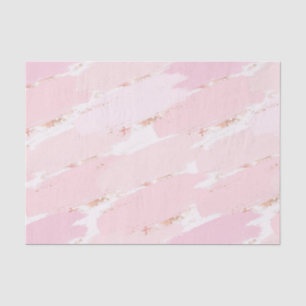 Papel De Seda Brushstrokes cor-de-rosa da aguarela com folha