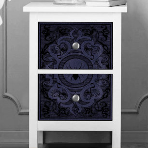 Papel De Seda Bruxa-Aranha   Bordados Roxos