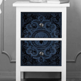 Papel De Seda Bruxa-Aranha | Slate Azul-Aranha Flourado