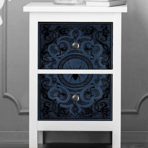 Papel De Seda Bruxa-Aranha   Slate Azul-Aranha Flourado