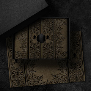 Papel De Seda Bruxa-Aranha   Suede Fantasy Spiderweb Floured