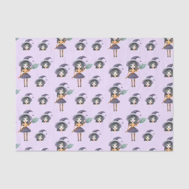 Papel De Seda Bruxa Bonita (Frente )