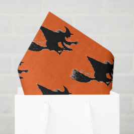 Papel De Seda Bruxa do Halloween