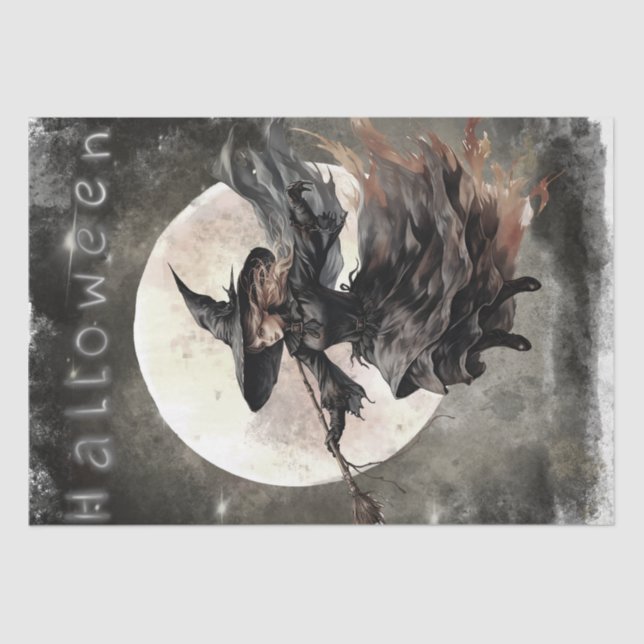 Papel De Seda Bruxa Mística (Frente )