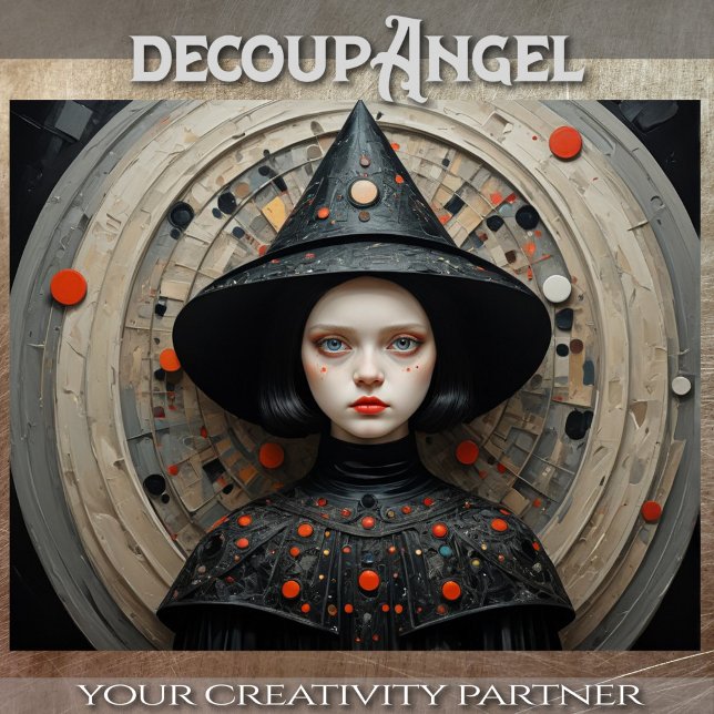 Papel De Seda Bruxa Moderna: Sylvia - Decoupage - (Criador carregado)