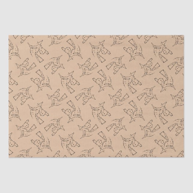 Papel De Seda Bruxa Negra do Dia das Estrelas (Frente )