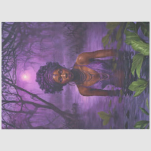 Papel De Seda Bruxa Vodu do Bayou ao Luar – Decoupagem Gótica