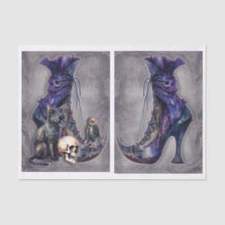 Papel De Seda Bruxas Boot com Amigos Esquerda e Direita