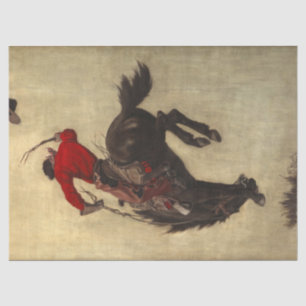 Papel De Seda Bucking Bronco por Newell Convers Wyeth