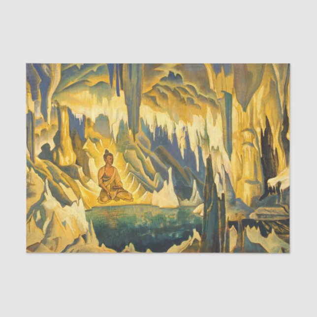 Papel De Seda Buda, o Vencedor (Arte Budista) (de Roerich) (Frente )