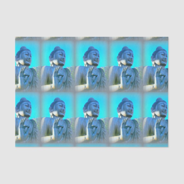 Papel De Seda buddha azul (Frente )