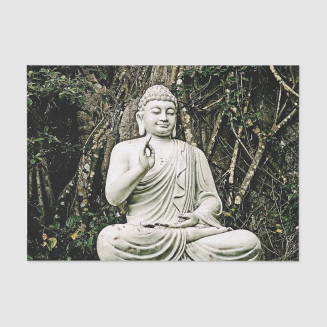 Papel De Seda buddha, budismo, asiático, tradicional, religião (Frente )