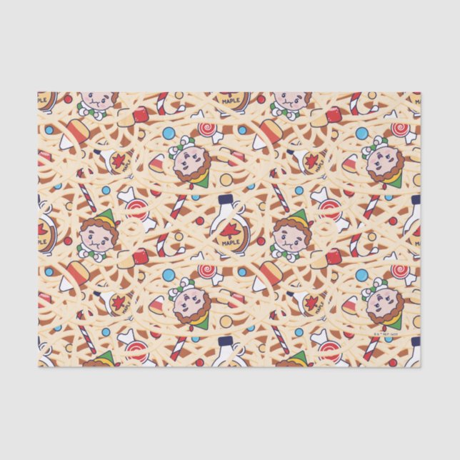 Papel De Seda Buddy, o Elf | Padrão de saudação de Natal (Frente )