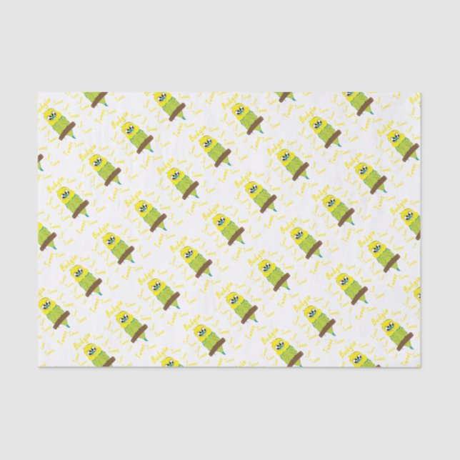 Papel De Seda budgie (Frente )