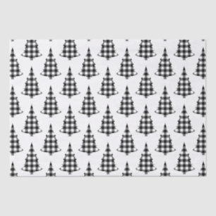 Papel De Seda Buffalo Check Pine Trees Rustic