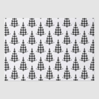 Papel De Seda Buffalo Check Pine Trees Rustic