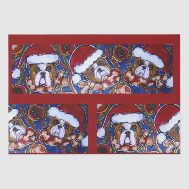 Papel De Seda Buldogue (Frente )