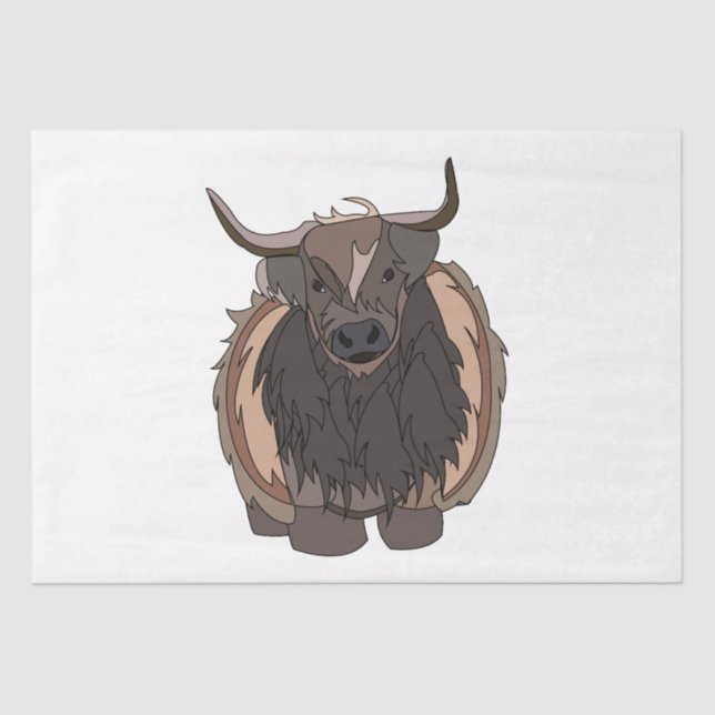 Papel De Seda Bull Cattle Bull (Frente )