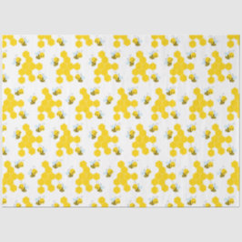 Papel De Seda Bumble Bee and Honeycomb