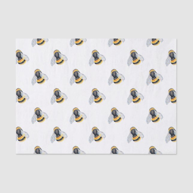 Papel De Seda Bumble Bees (Frente )