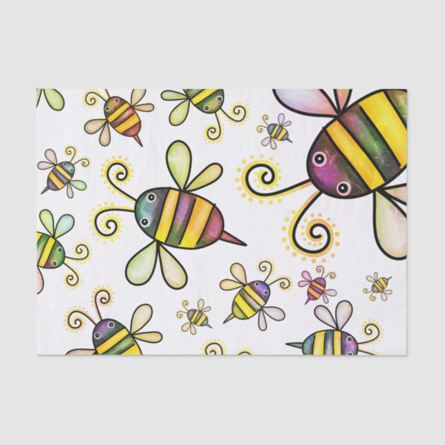Papel De Seda Bumblebes (Frente )
