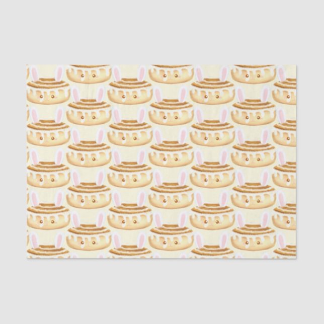Papel De Seda Bunny Sweet Dessert Cinnamon Bun (Frente )