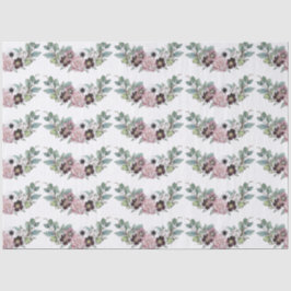 Papel De Seda Buquê de Flores