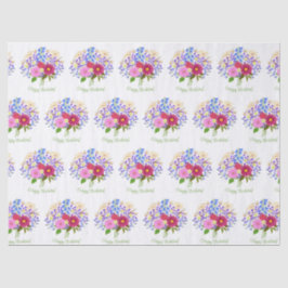 Papel De Seda Buquê de flores